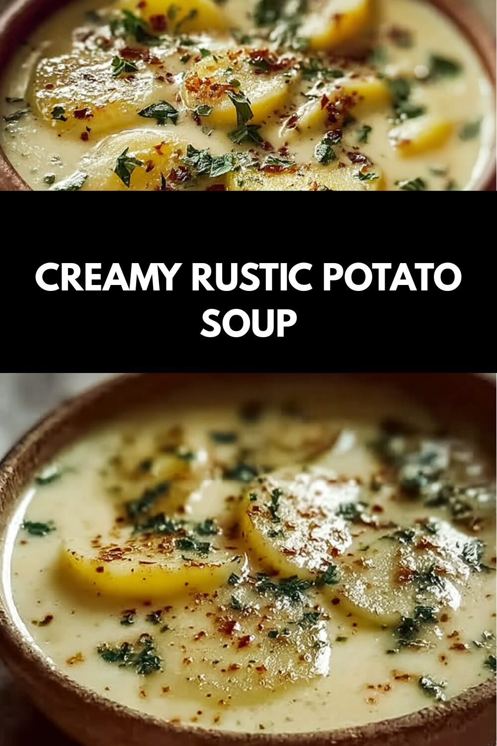 Creamy Rustic Potato Soup