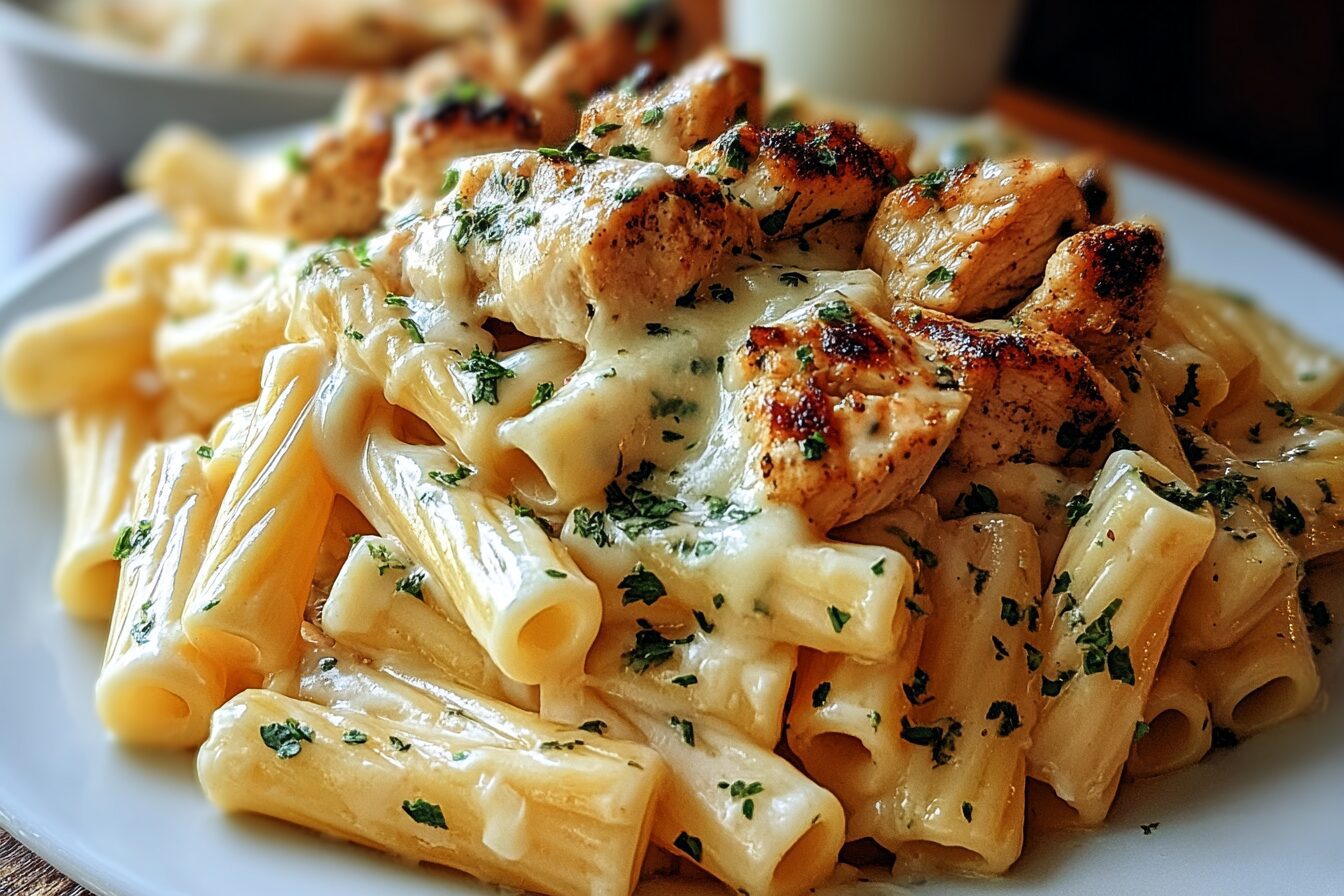 Garlic Chicken Rigatoni