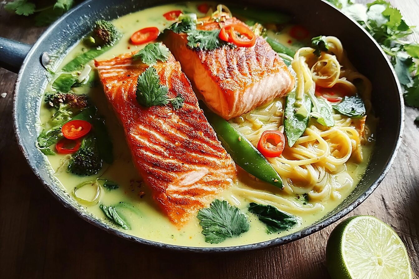 Green Thai Curry Salmon