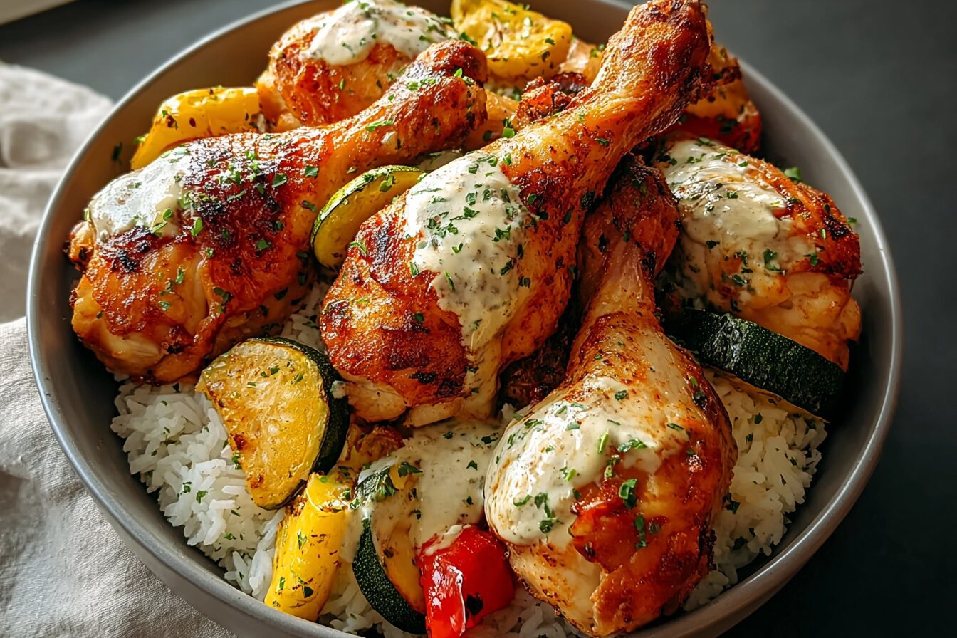 Herb Cream Chicken Drumsticks