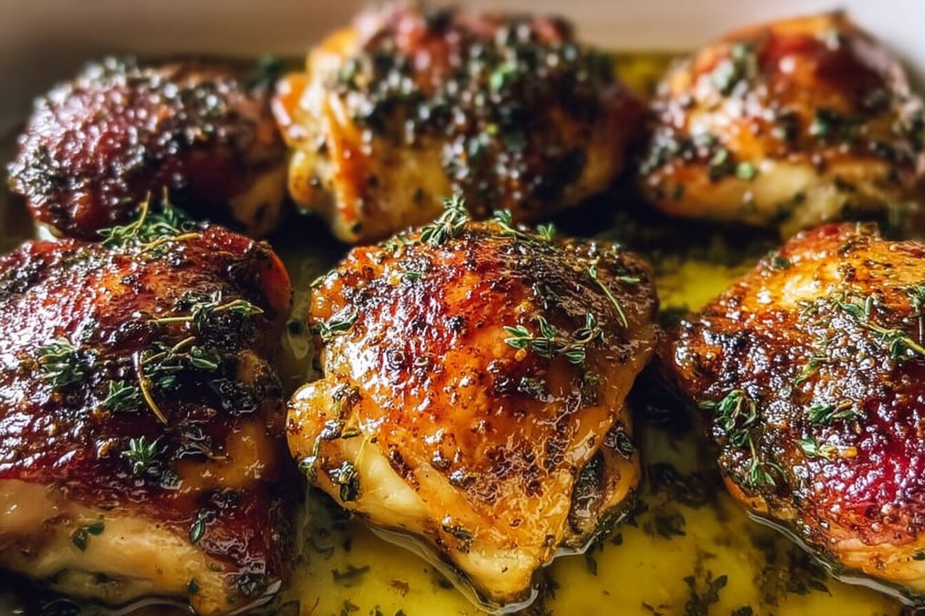 Honey Mustard Chicken Thighs