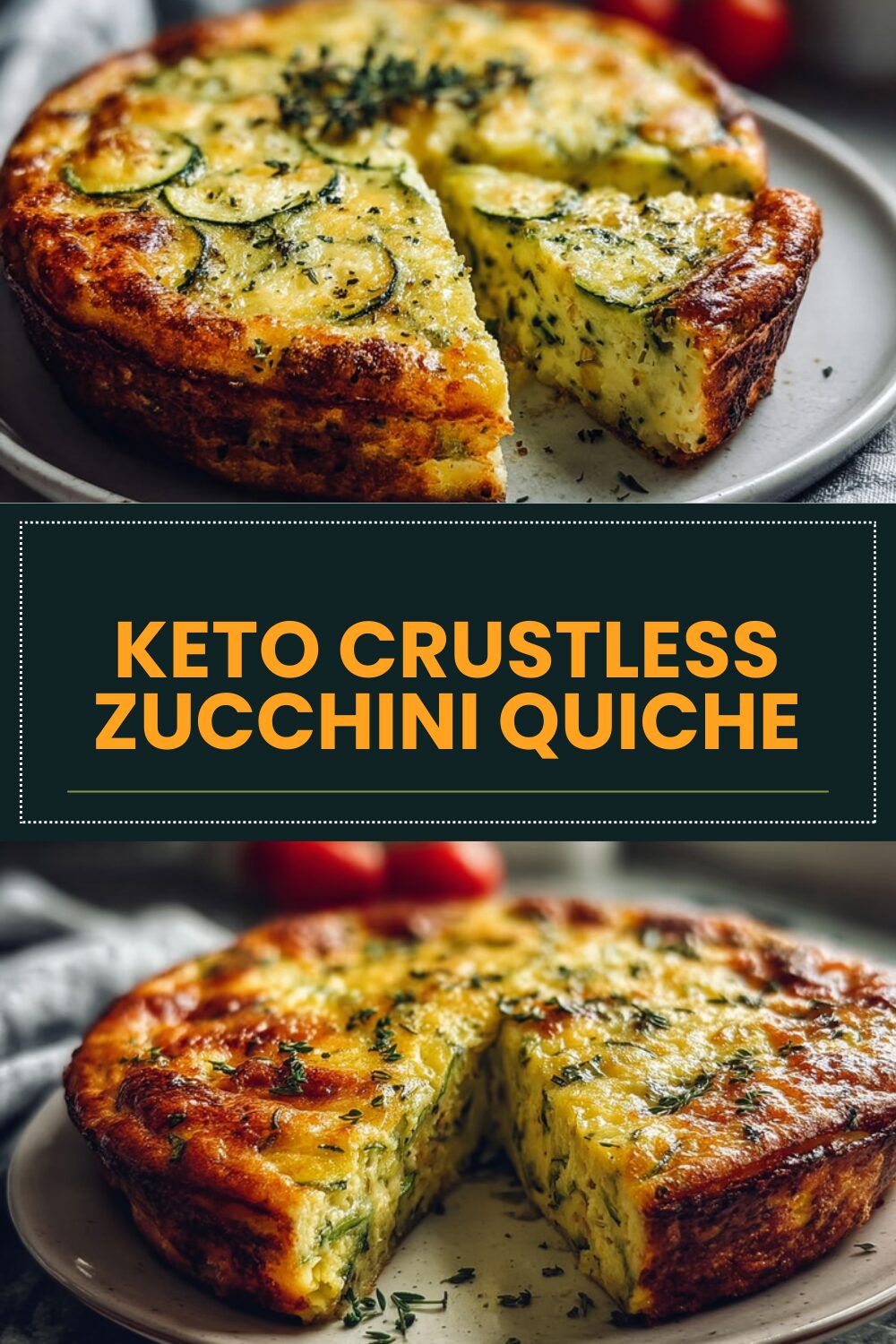 Keto Crustless Zucchini Quiche