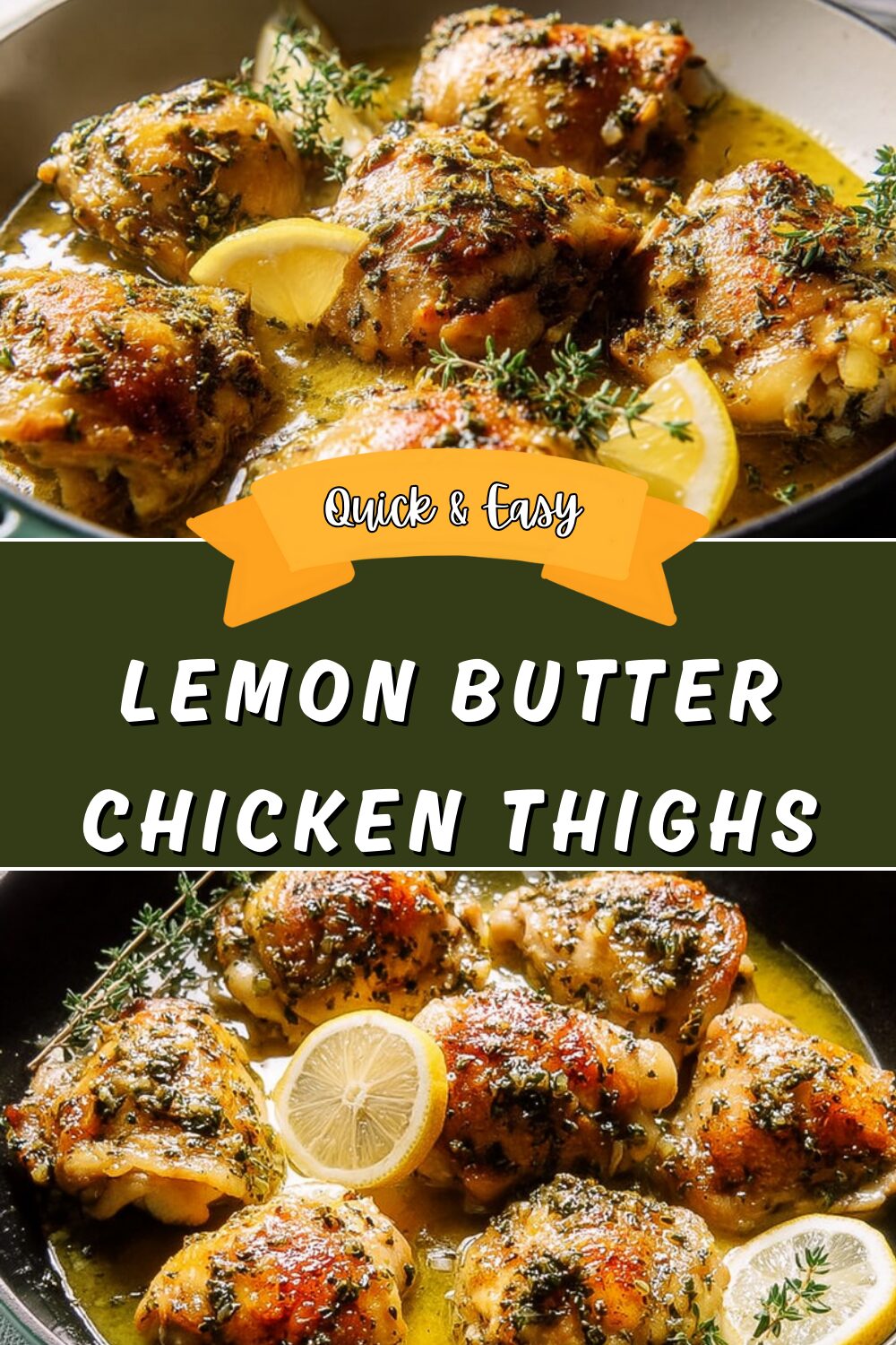 Lemon Butter Chicken Thighs