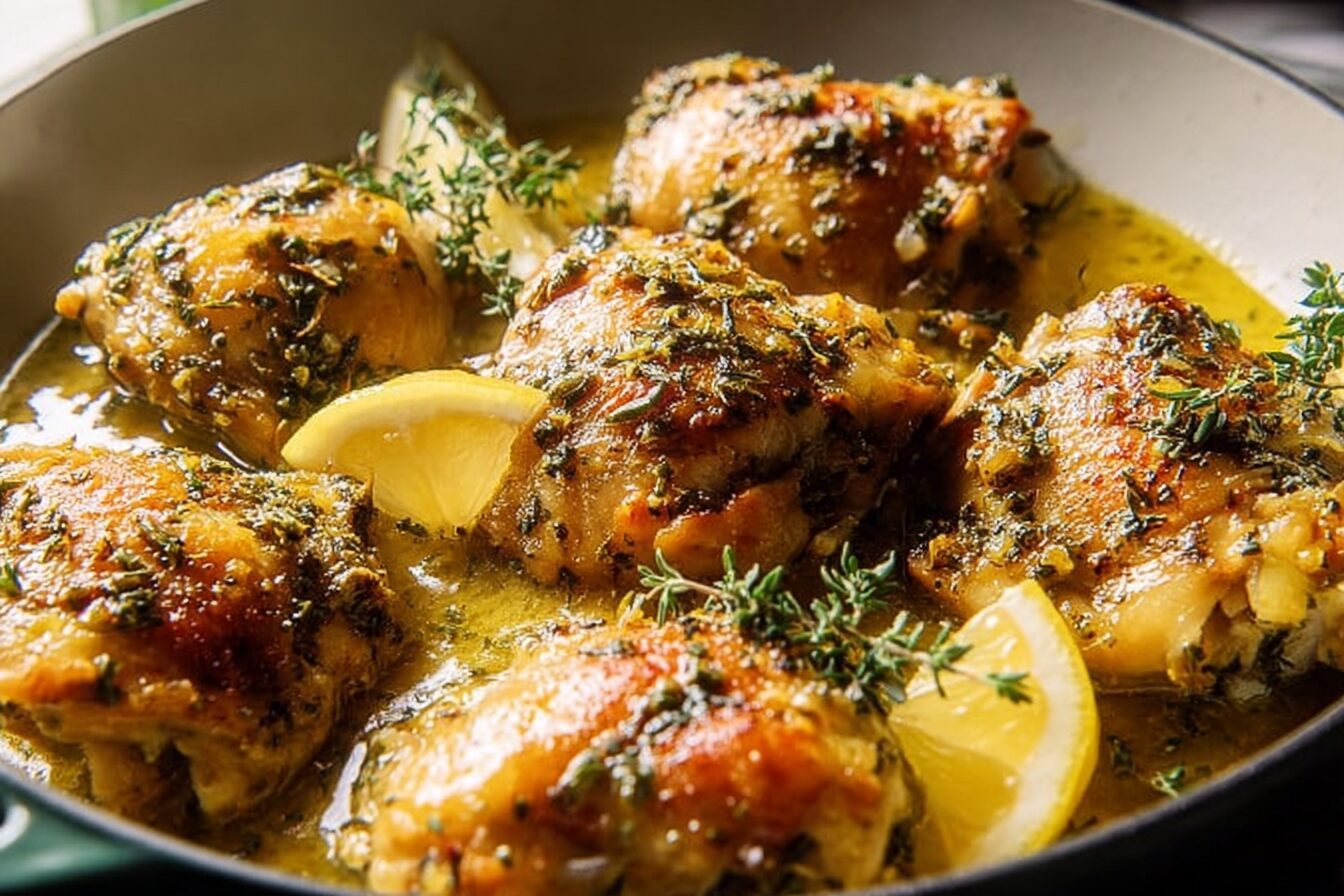 Lemon Butter Chicken Thighs