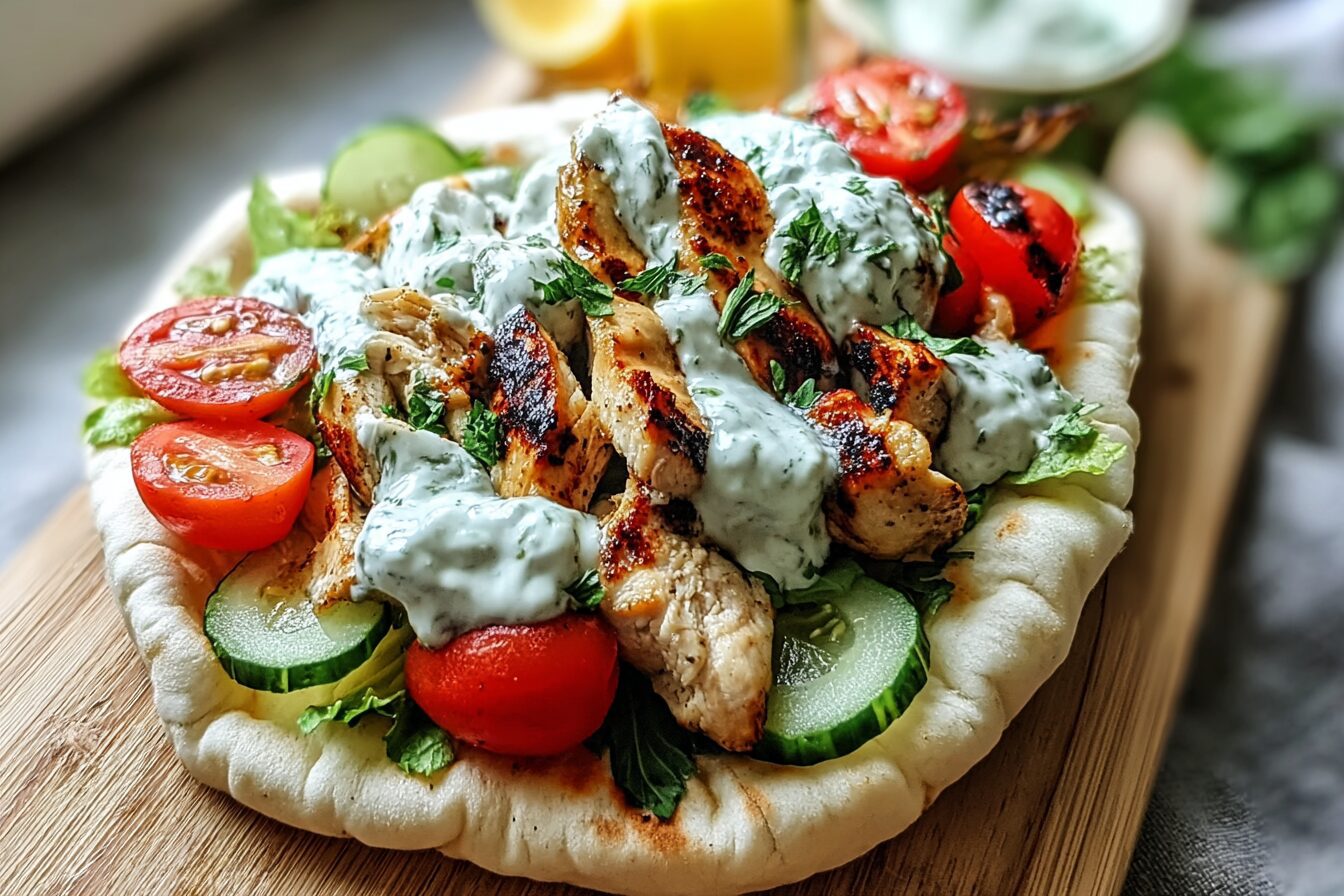 Mediterranean Chicken Gyros