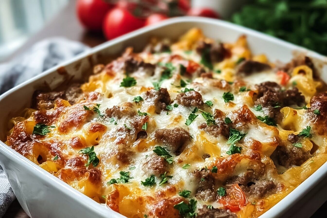 Philly Cheesesteak Casserole