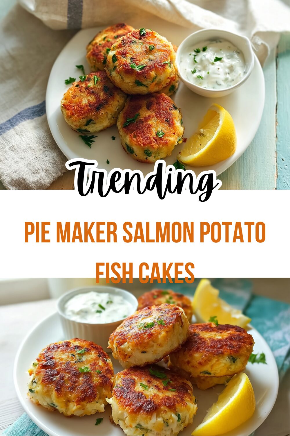 Pie Maker Salmon Potato Fish Cakes
