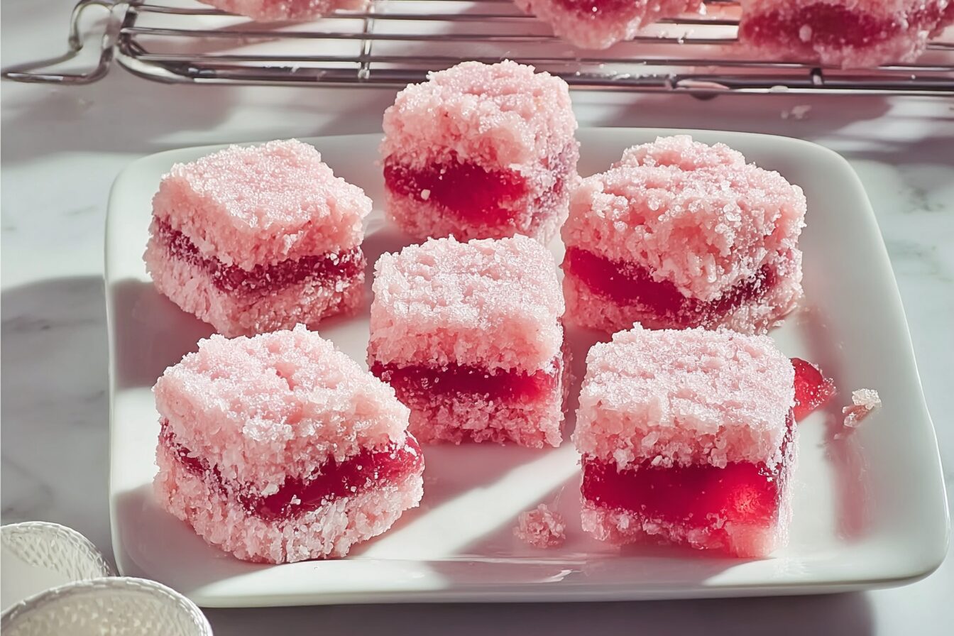 Pink Jelly Cakes