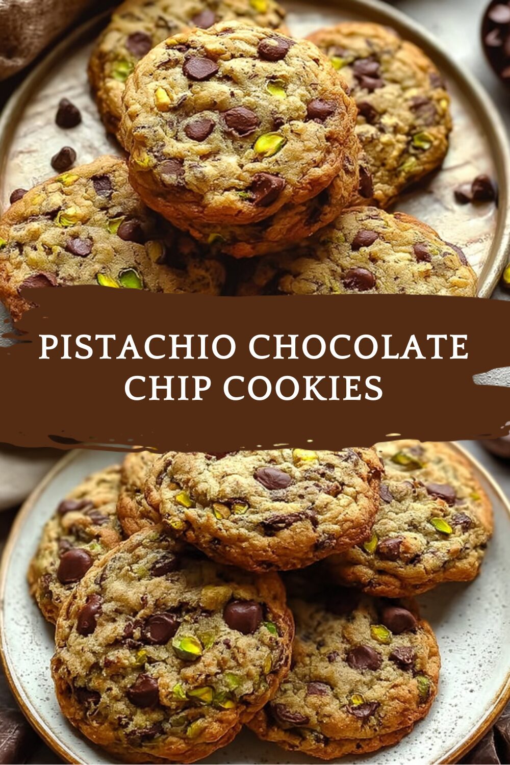 Pistachio Chocolate Chip Cookies