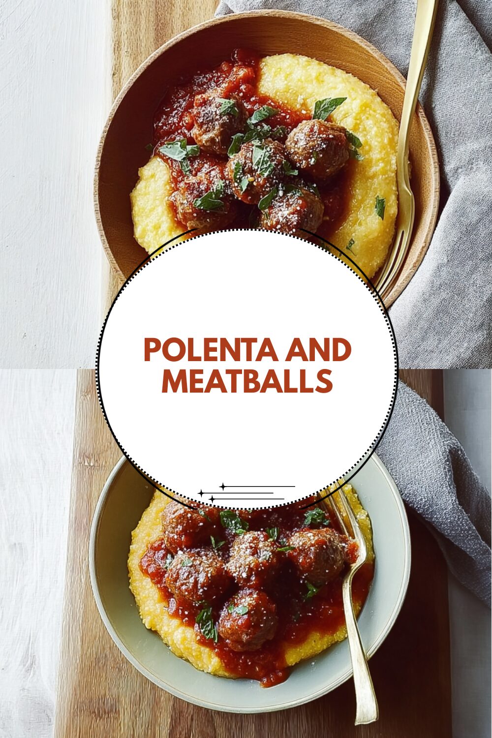 Polenta And Meatballs