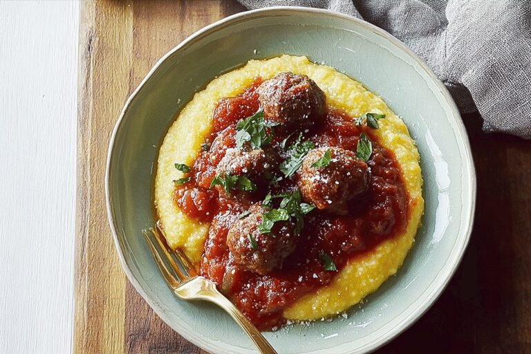 Polenta And Meatballs 44.Png