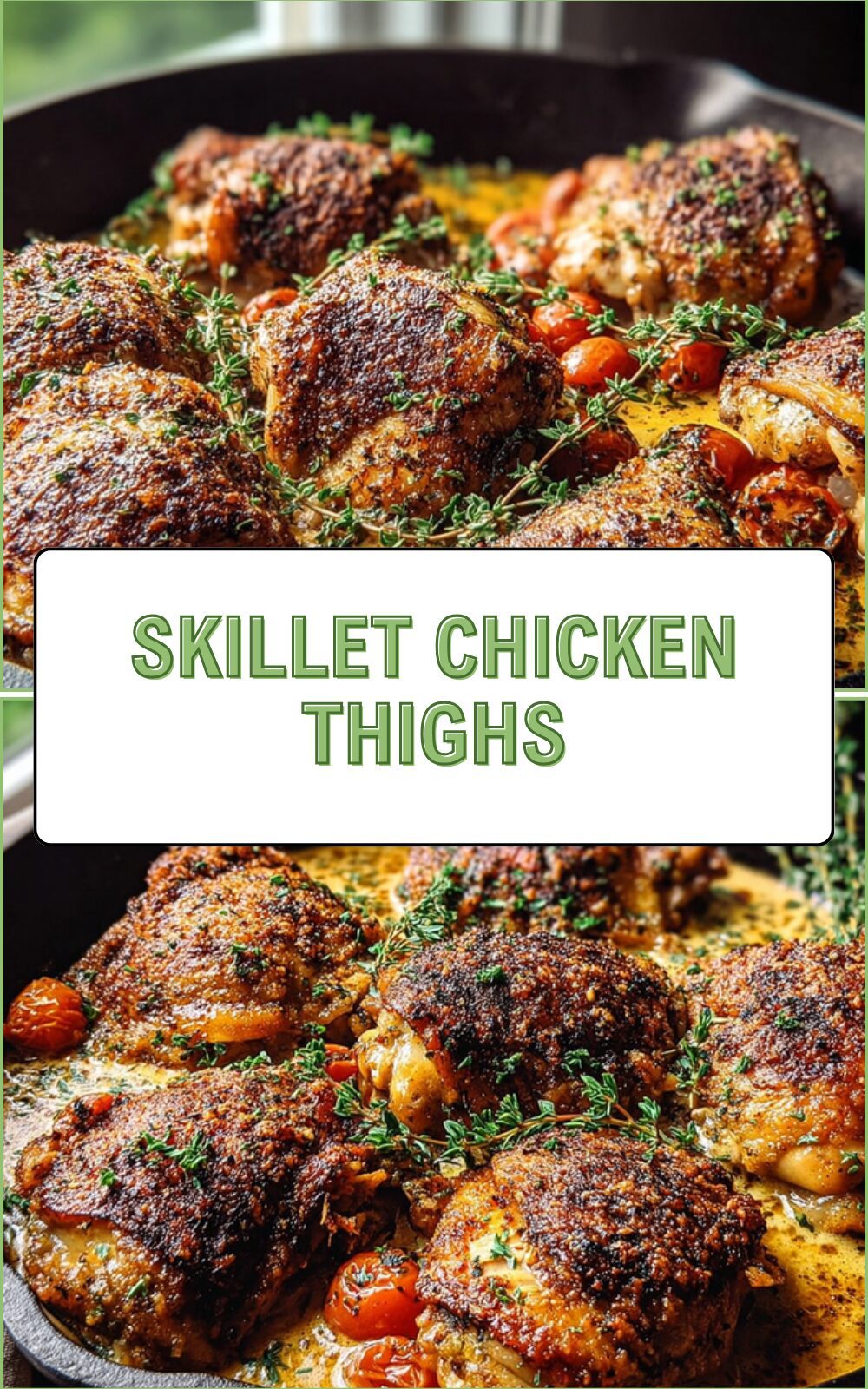 Skillet Chicken Thighs