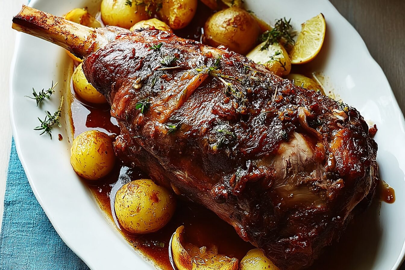 Slow Roasted Lamb Shoulder