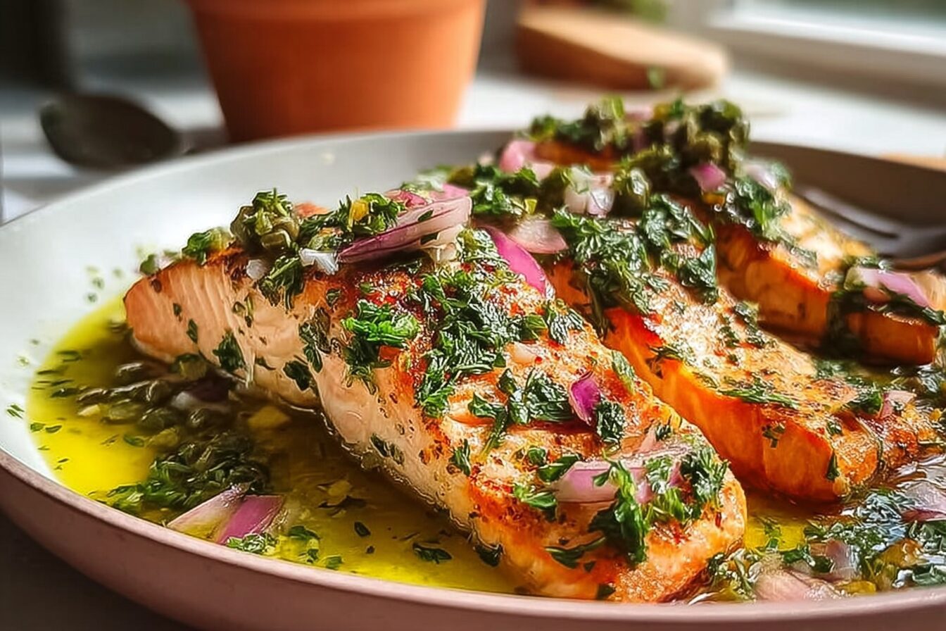 Slow Roasted Salmon