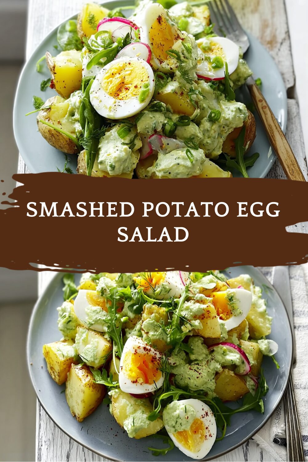 Smashed Potato Egg Salad