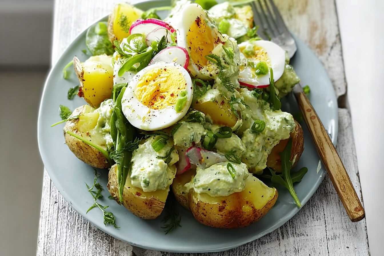Smashed Potato Egg Salad