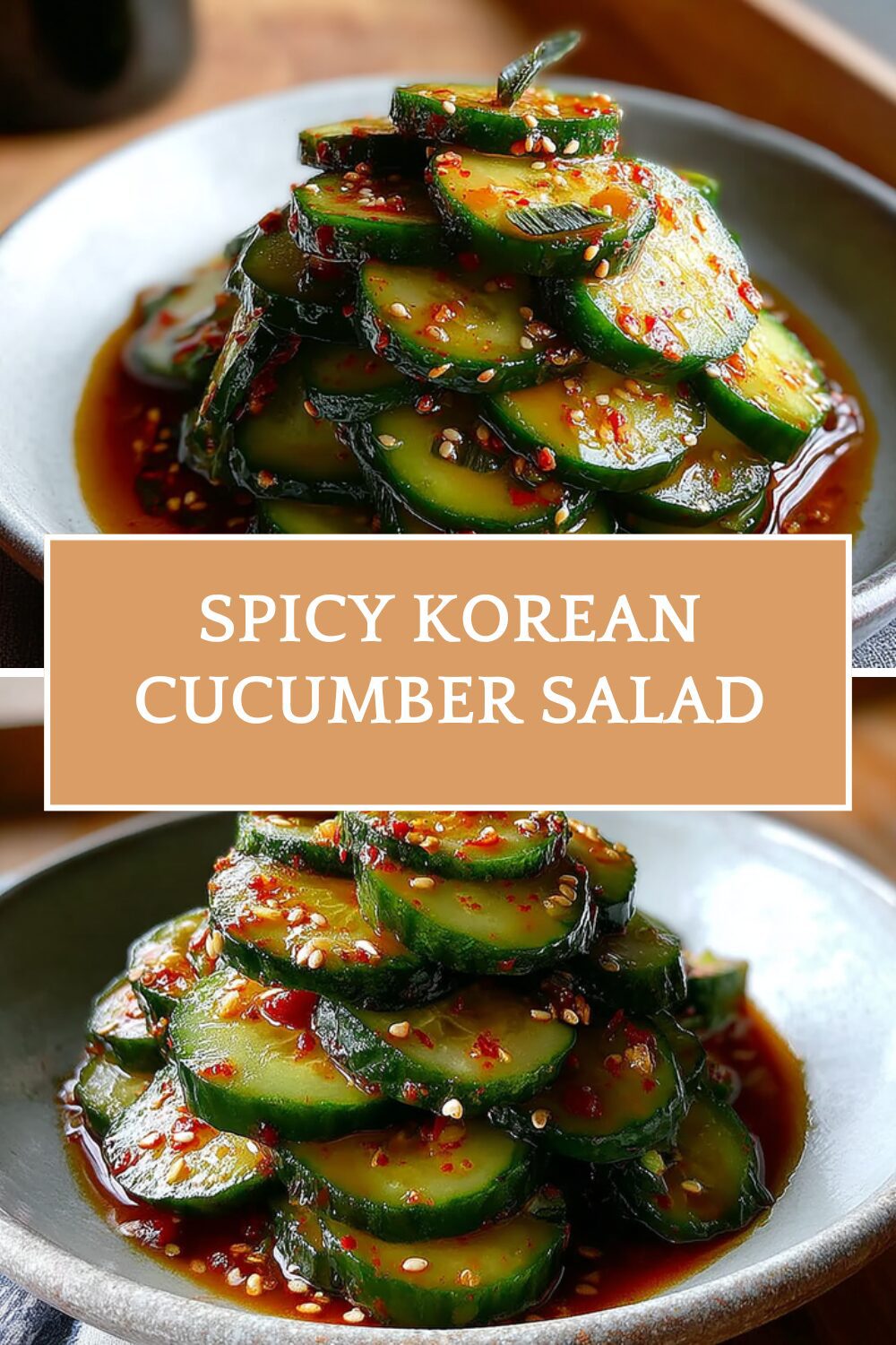 Spicy Korean Cucumber Salad