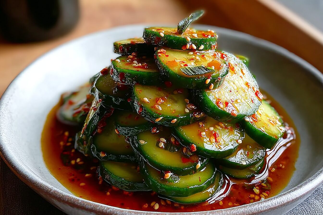 Spicy Korean Cucumber Salad