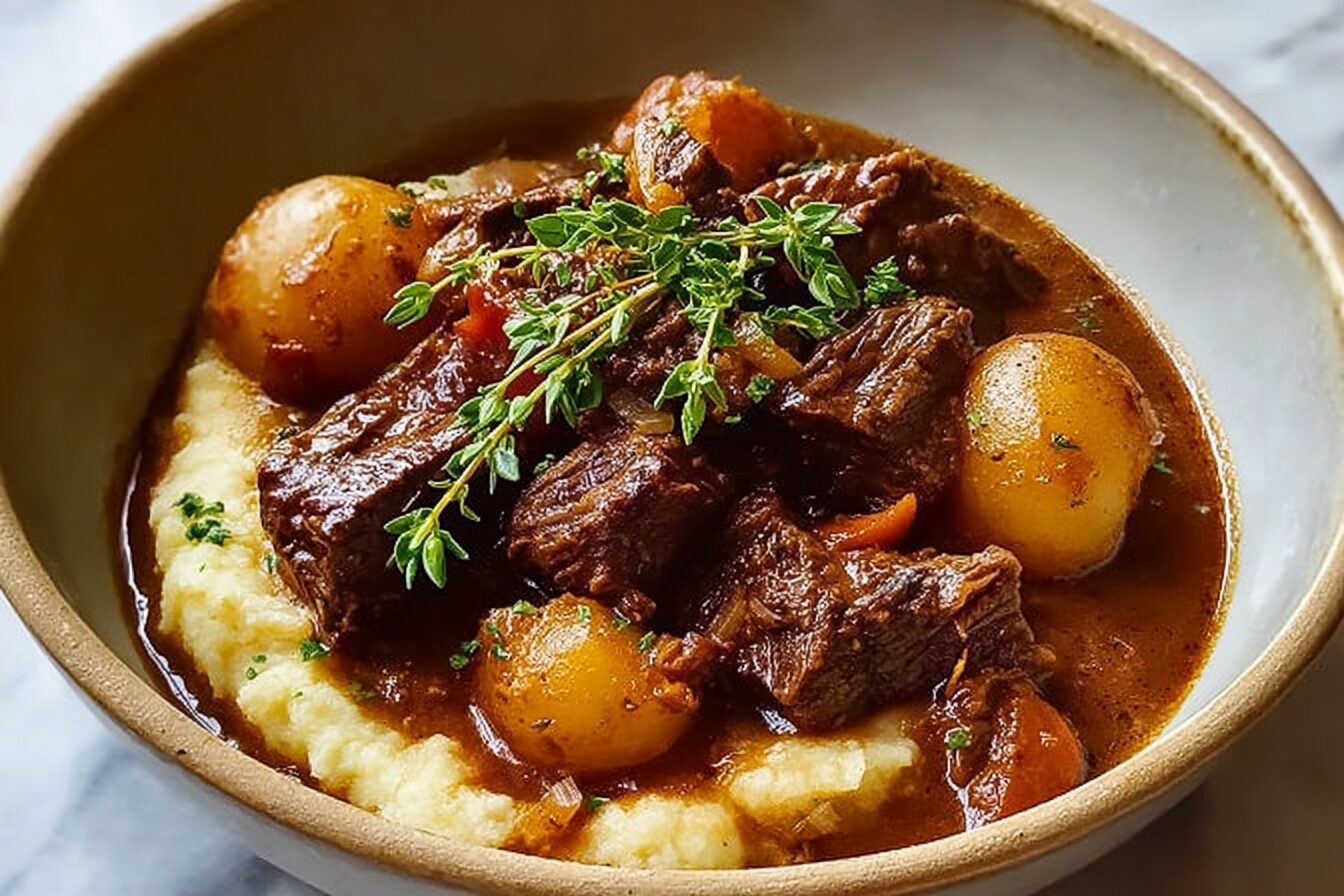 Stifado Slow Cooked Beef Stew