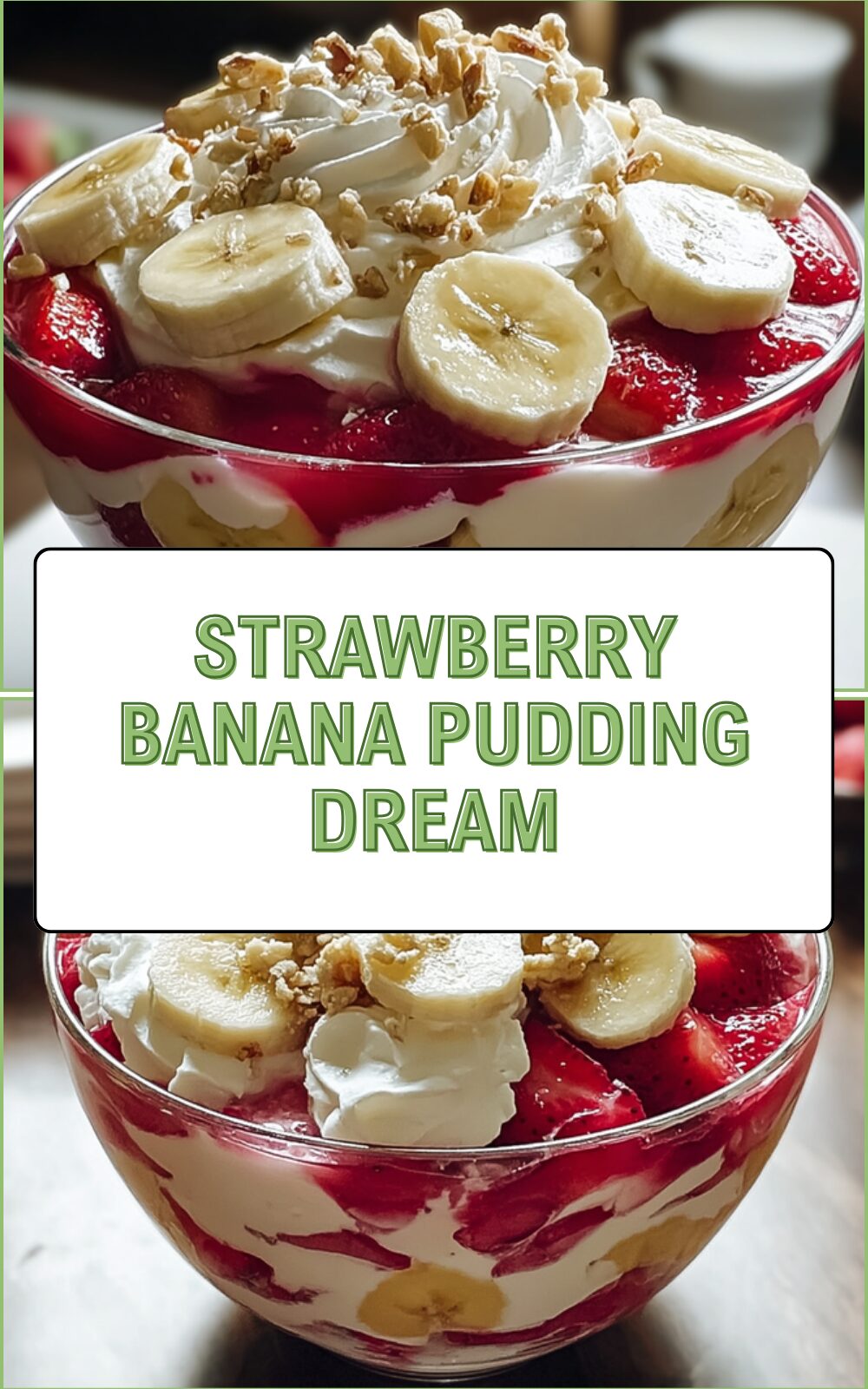 Strawberry Banana Pudding Dream