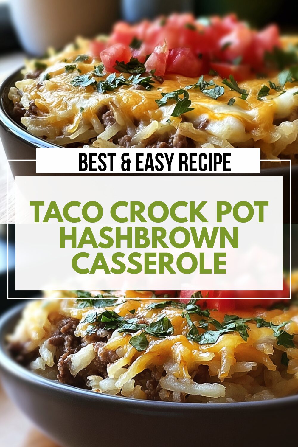 Taco Crock Pot Hashbrown Casserole