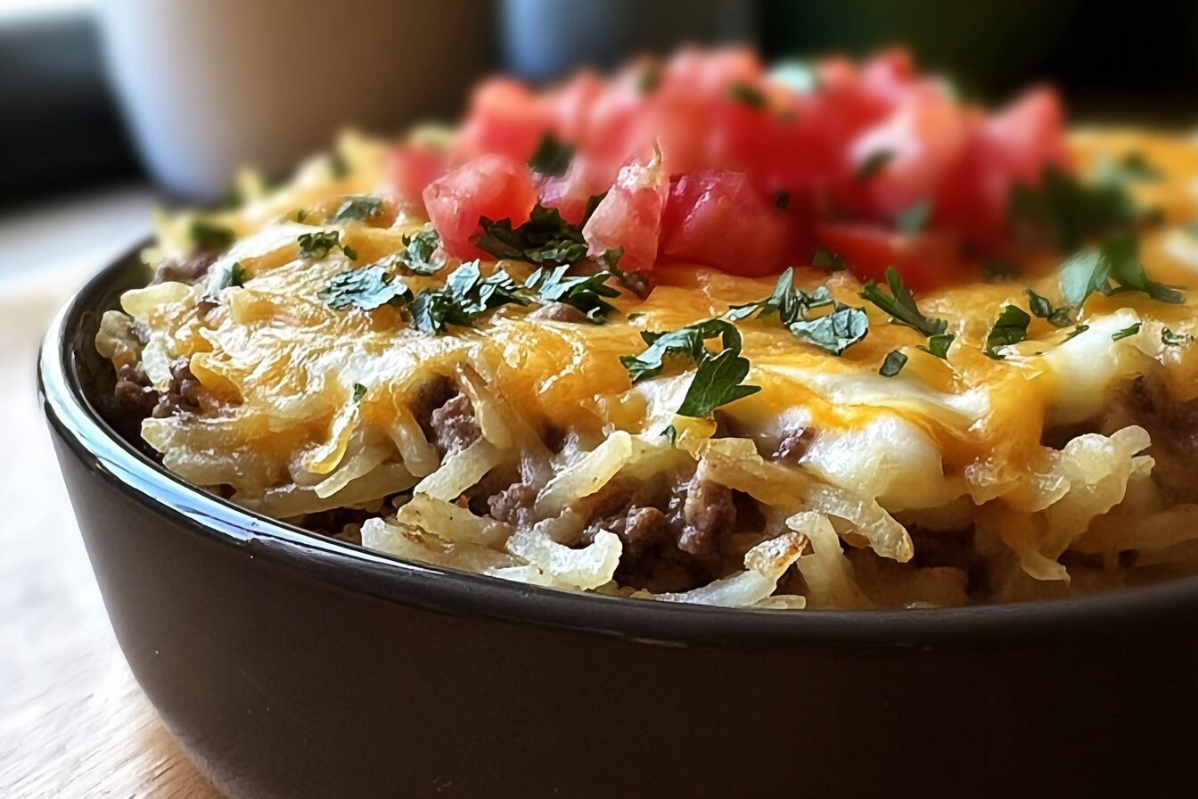 Taco Crock Pot Hashbrown Casserole