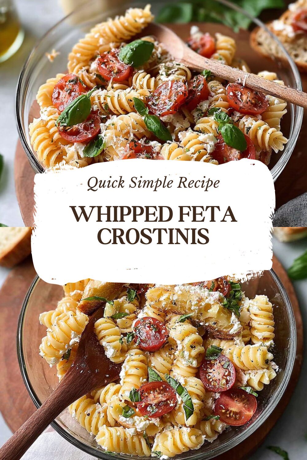 Whipped Feta Crostinis