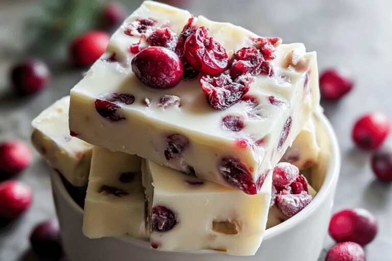 White Chocolate Cranberry Fudge 83.Png