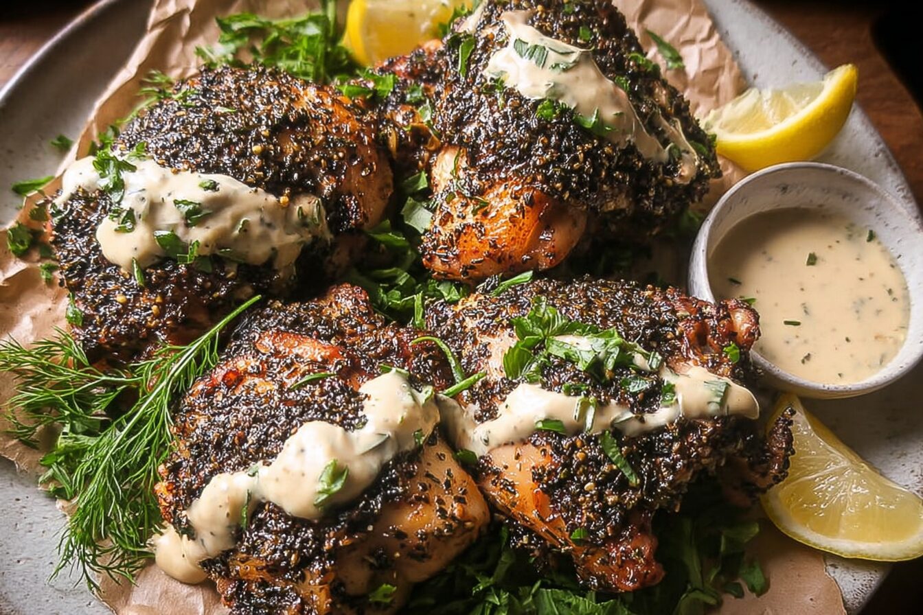 Zaatar Chicken Thighs