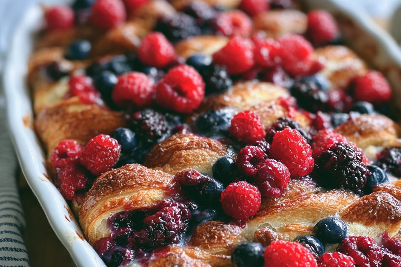 Berry Croissant Bake