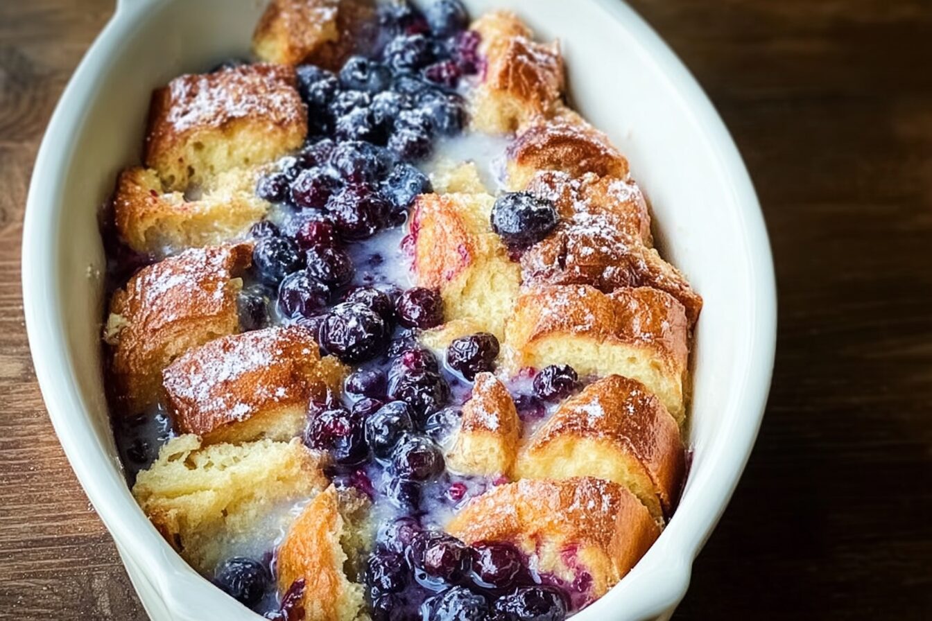 Blueberry French Toast Casserole