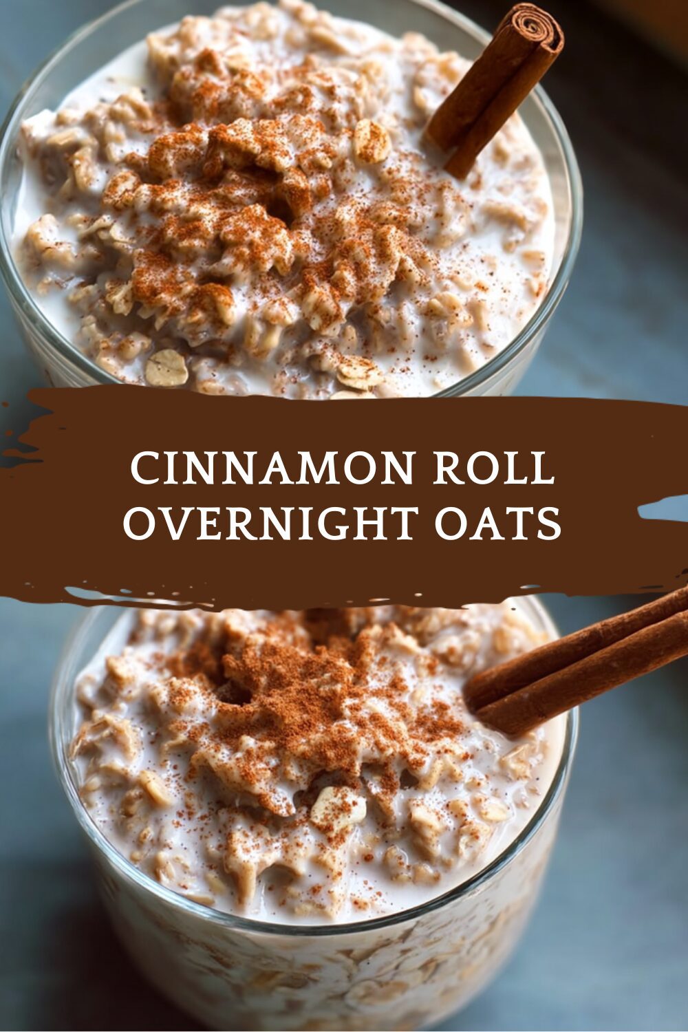 Cinnamon Roll Overnight Oats