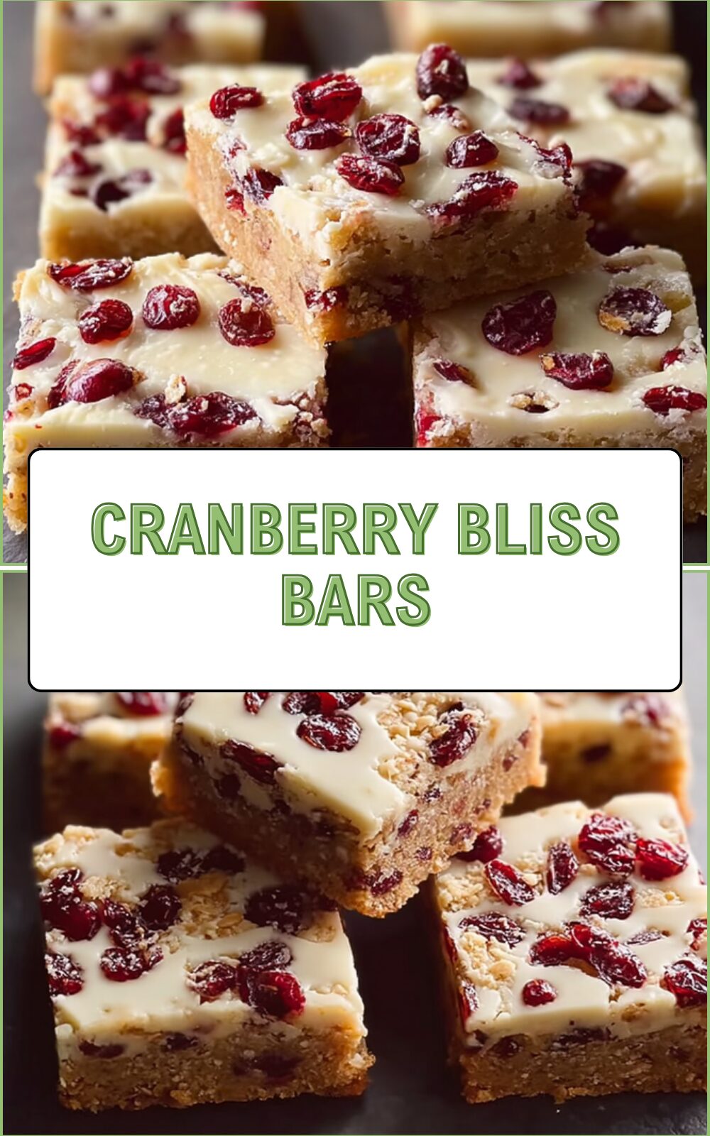 Cranberry Bliss Bars