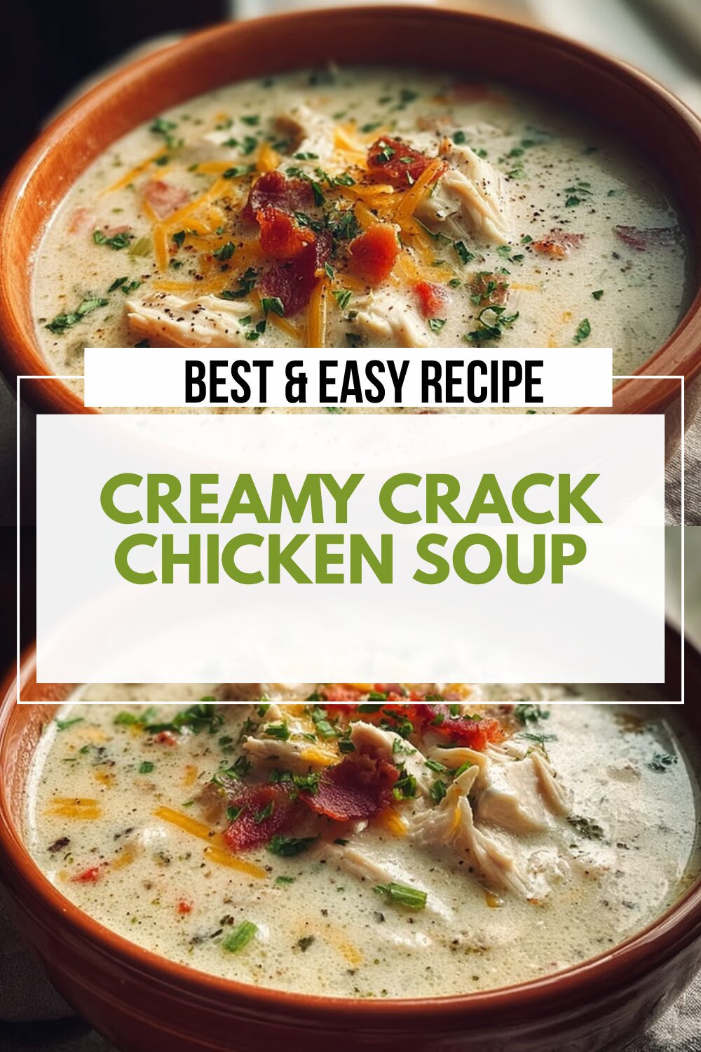 Creamy Crack Chicken Soup