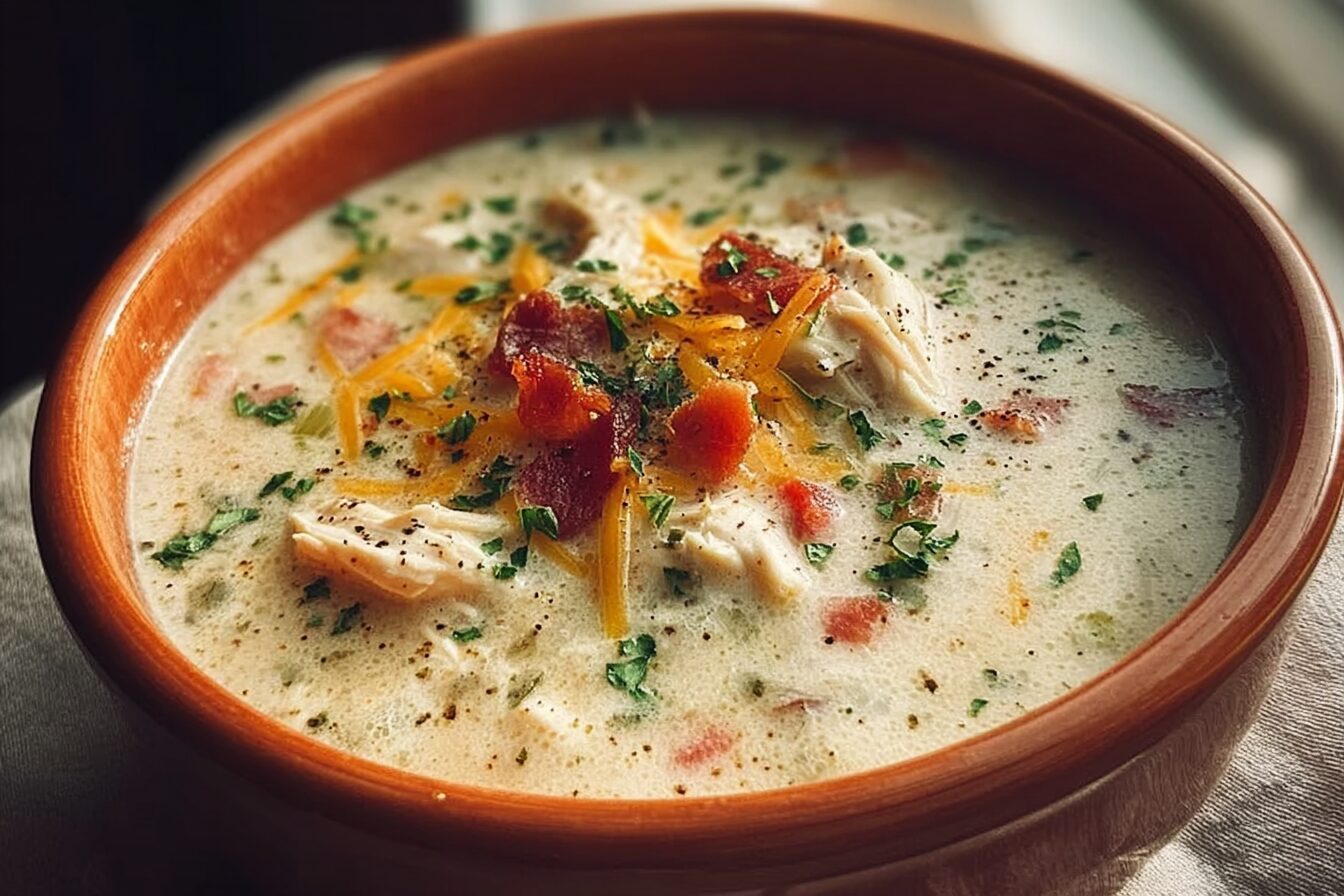 Creamy Crack Chicken Soup