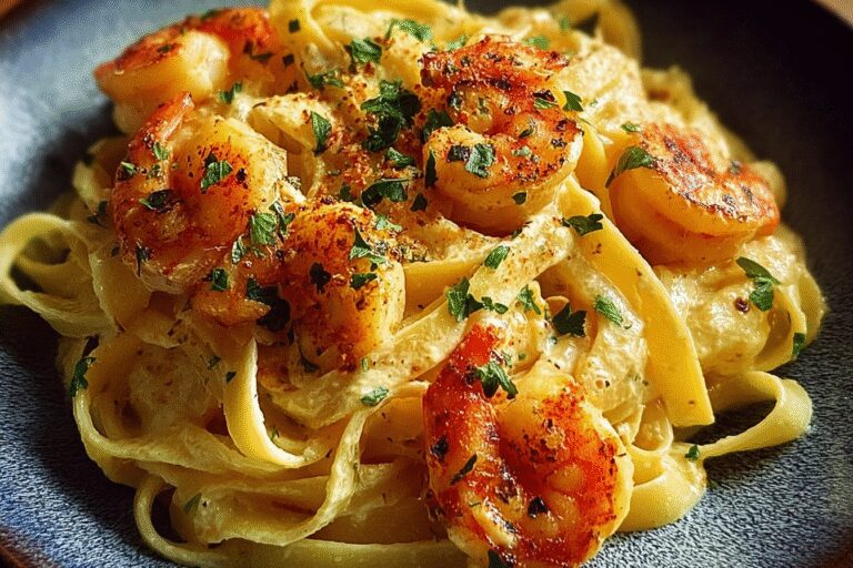 Creamy Shrimp Fettuccine Pasta 98.Png