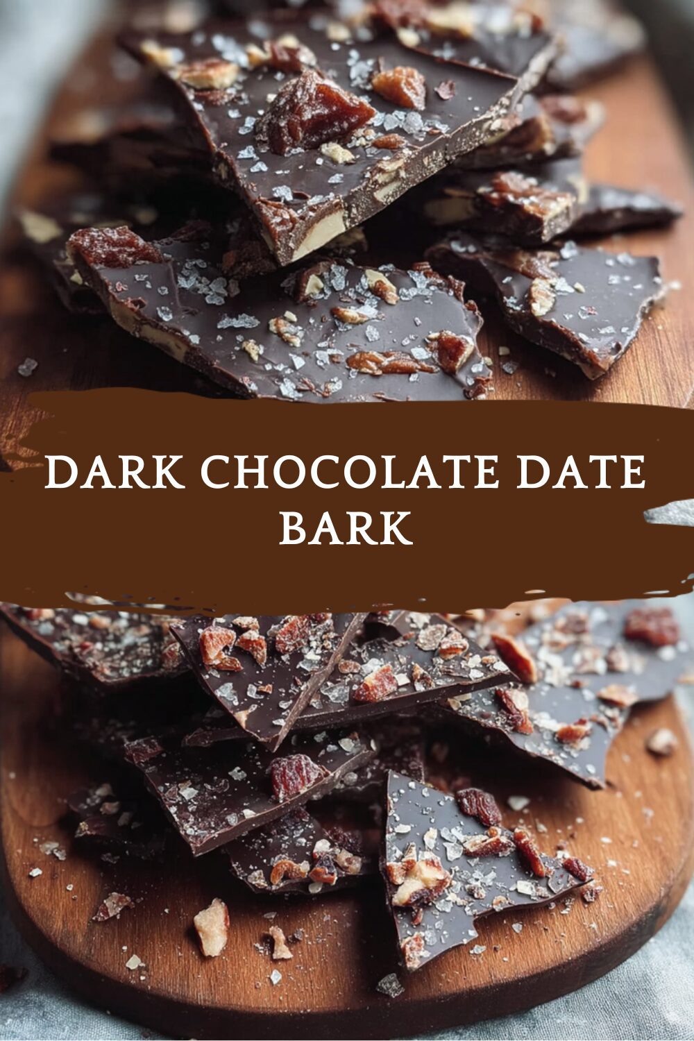Dark Chocolate Date Bark