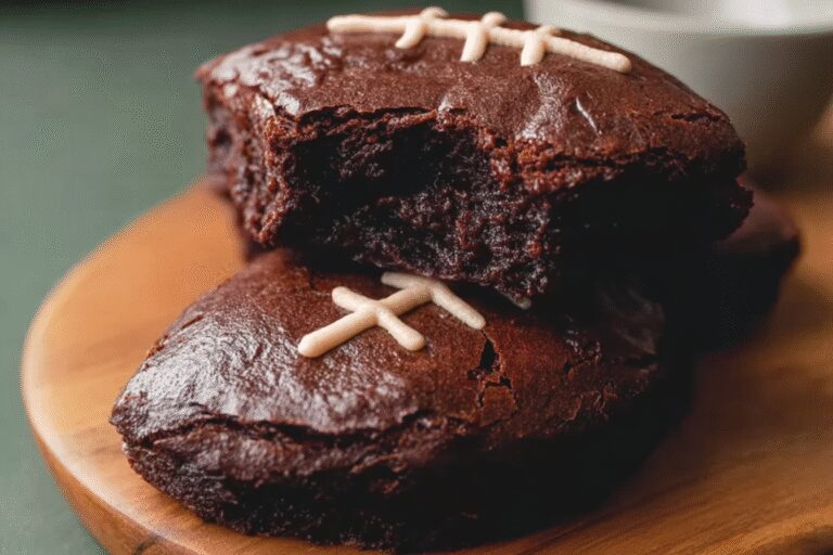 Fudgy Football Brownies 78.Png