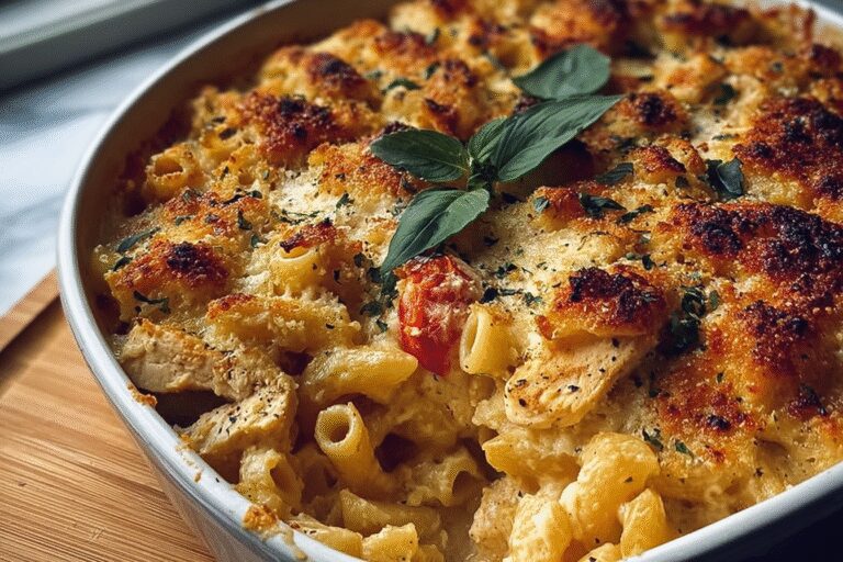 Garlic Parmesan Chicken Pasta Bake 93.Png