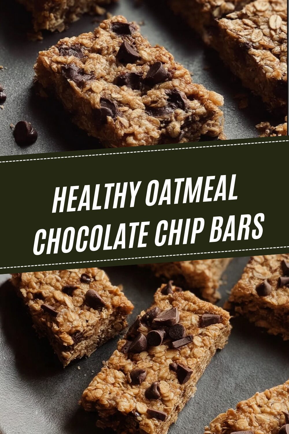 Healthy Oatmeal Chocolate Chip Bars