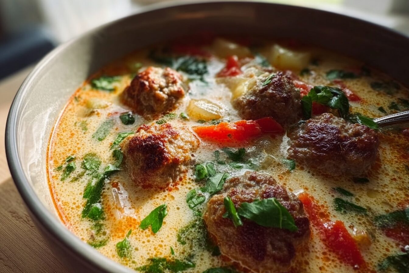 Italian Meatball Soup
