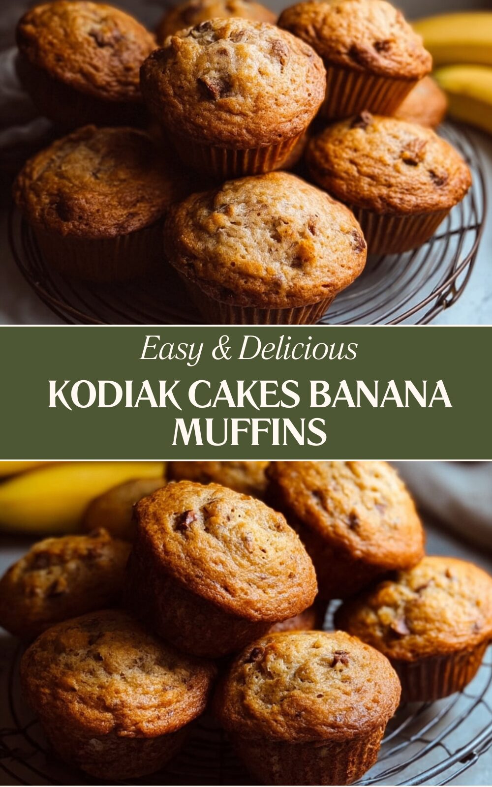 Kodiak Cakes Banana Muffins
