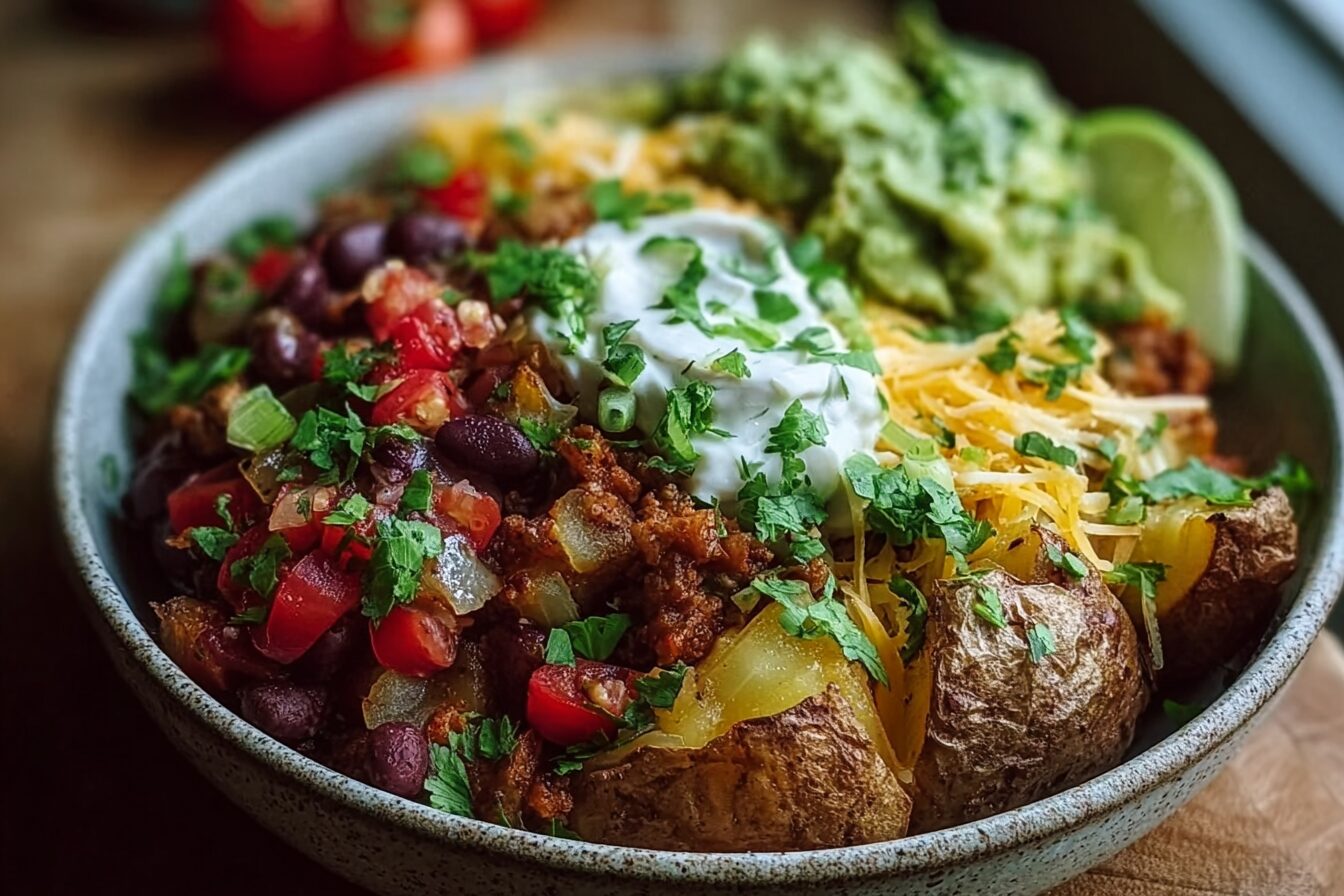Loaded Potato Taco Bowl
