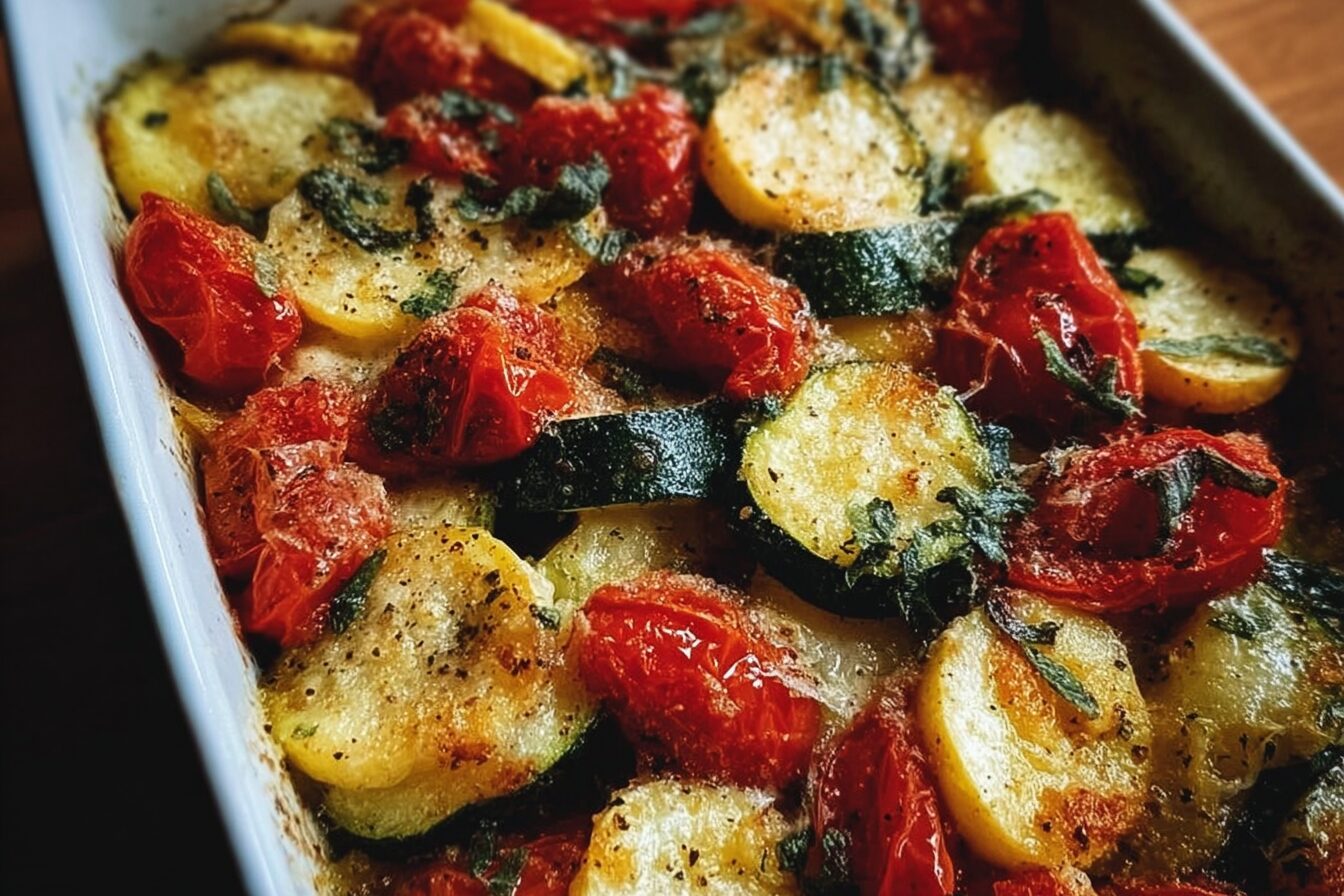 Oven Roasted Zucchini Squash