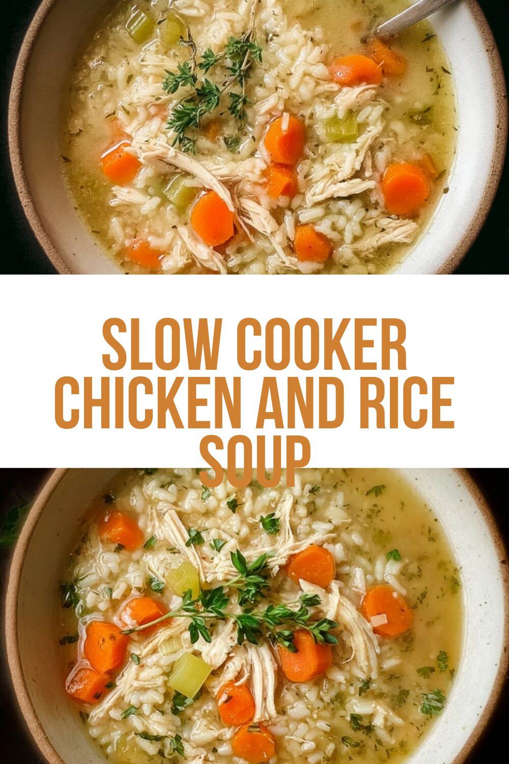 Slow Cooker Chicken And Rice Soup