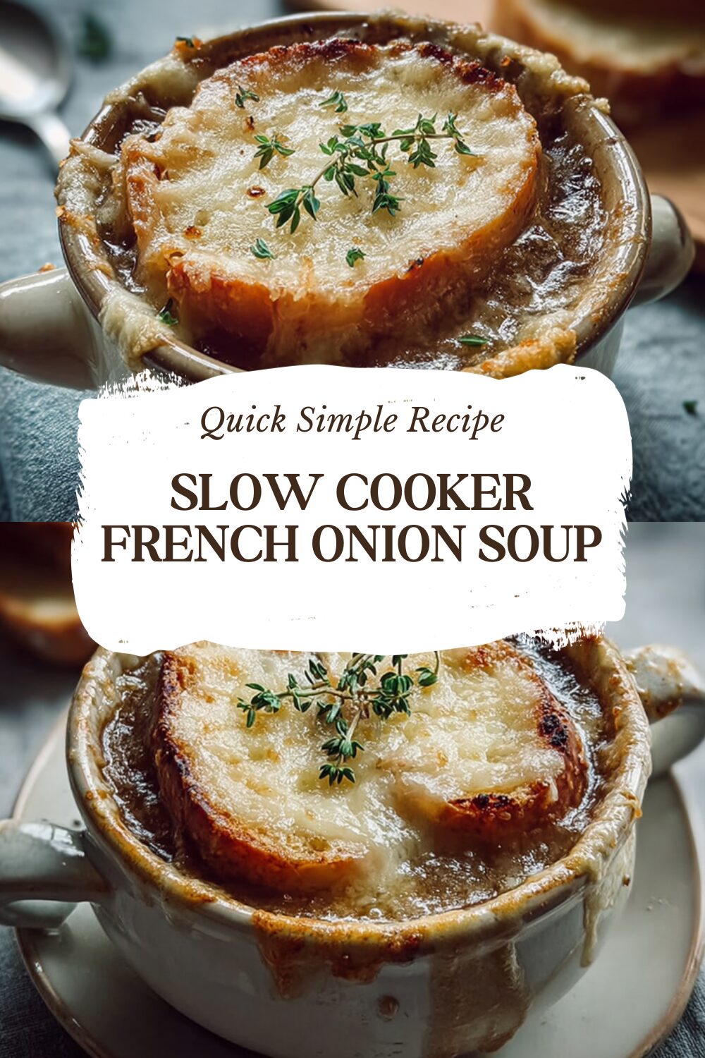 Slow Cooker French Onion Soup