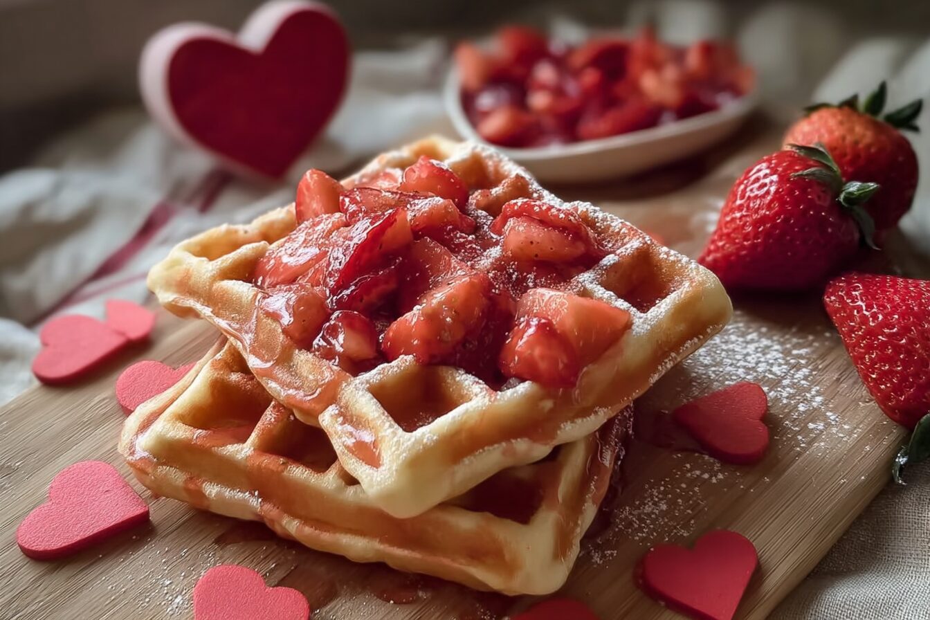 Strawberry Waffles