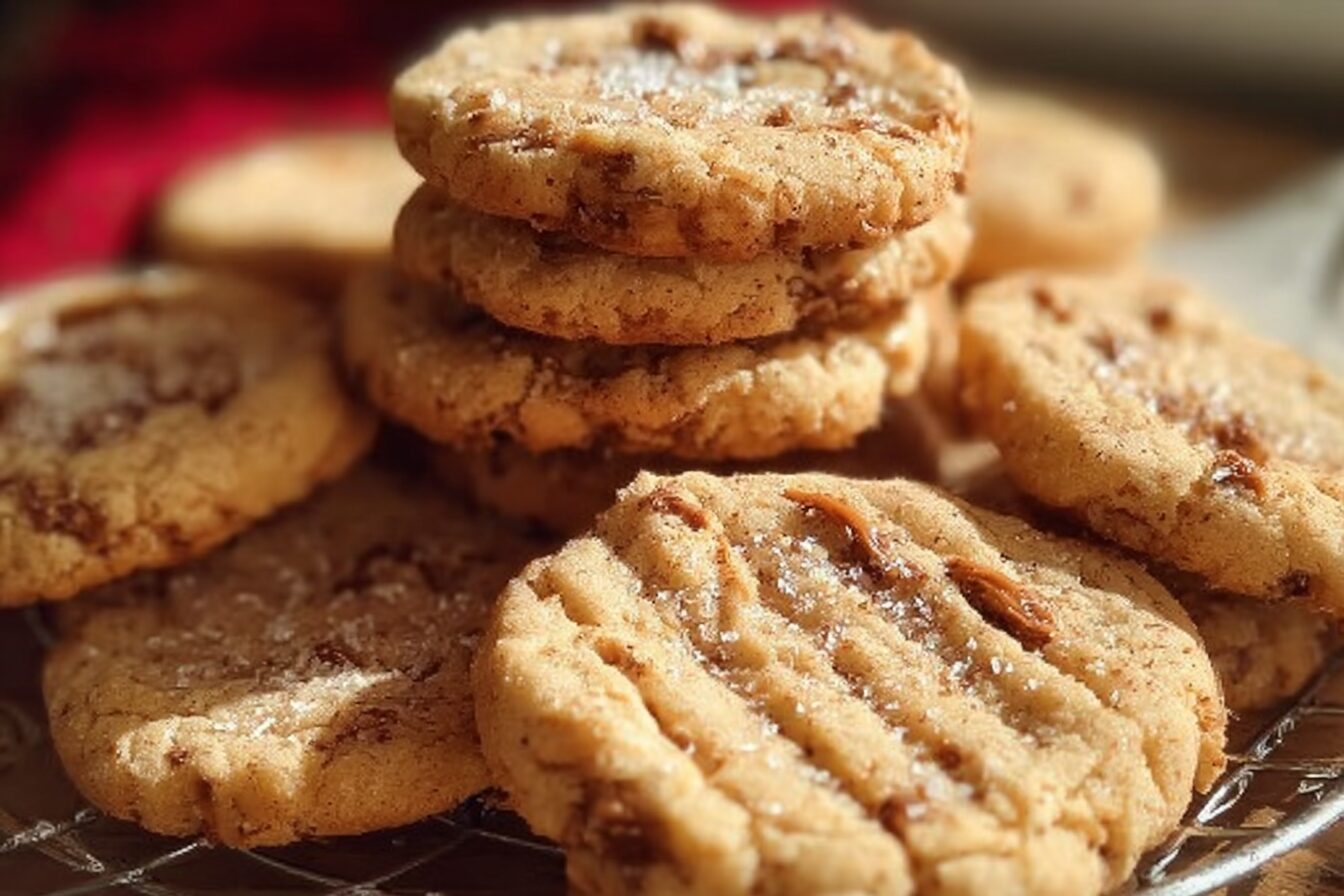Toffee Butter Icebox Cookies
