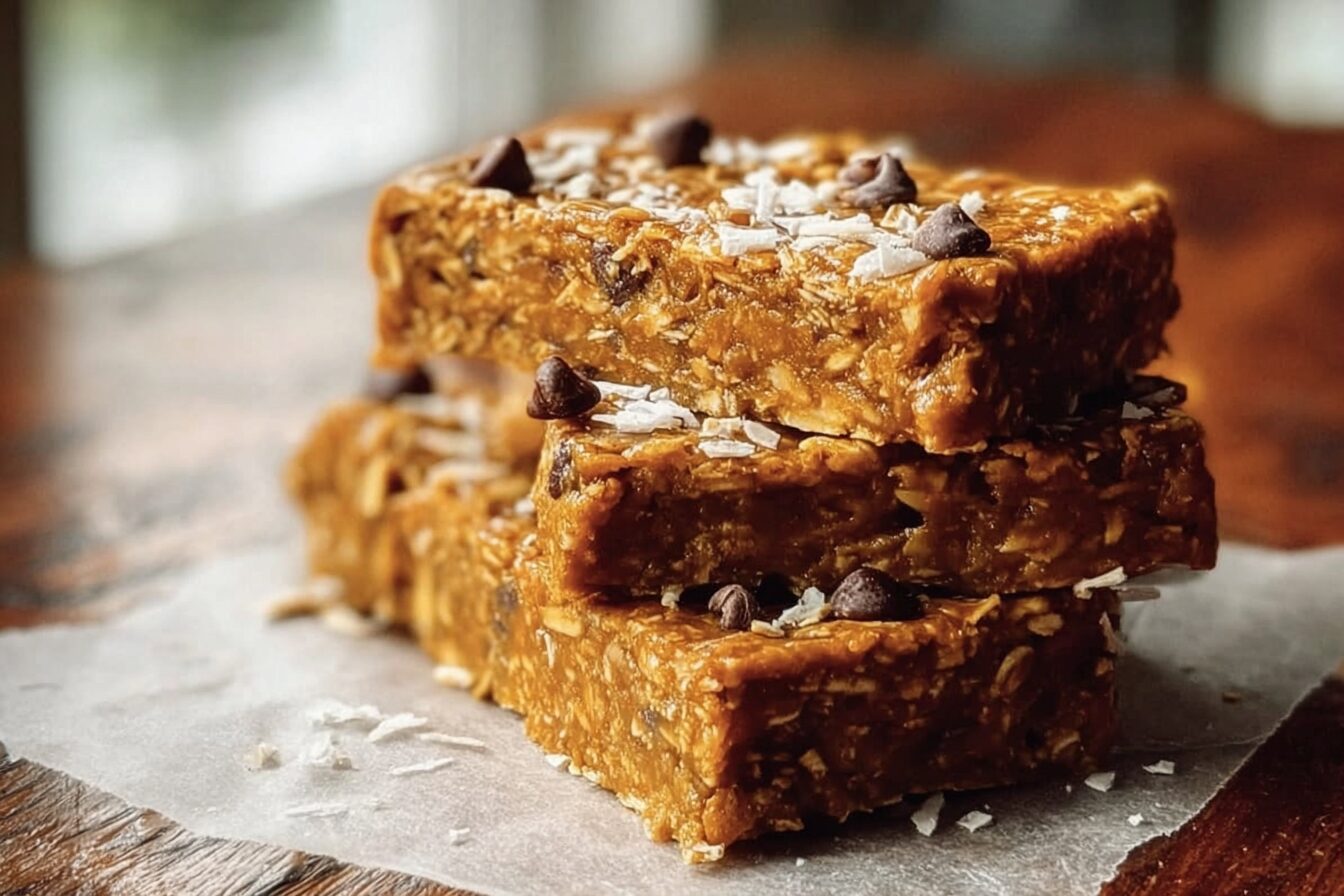 Vegan Pumpkin Protein Bars