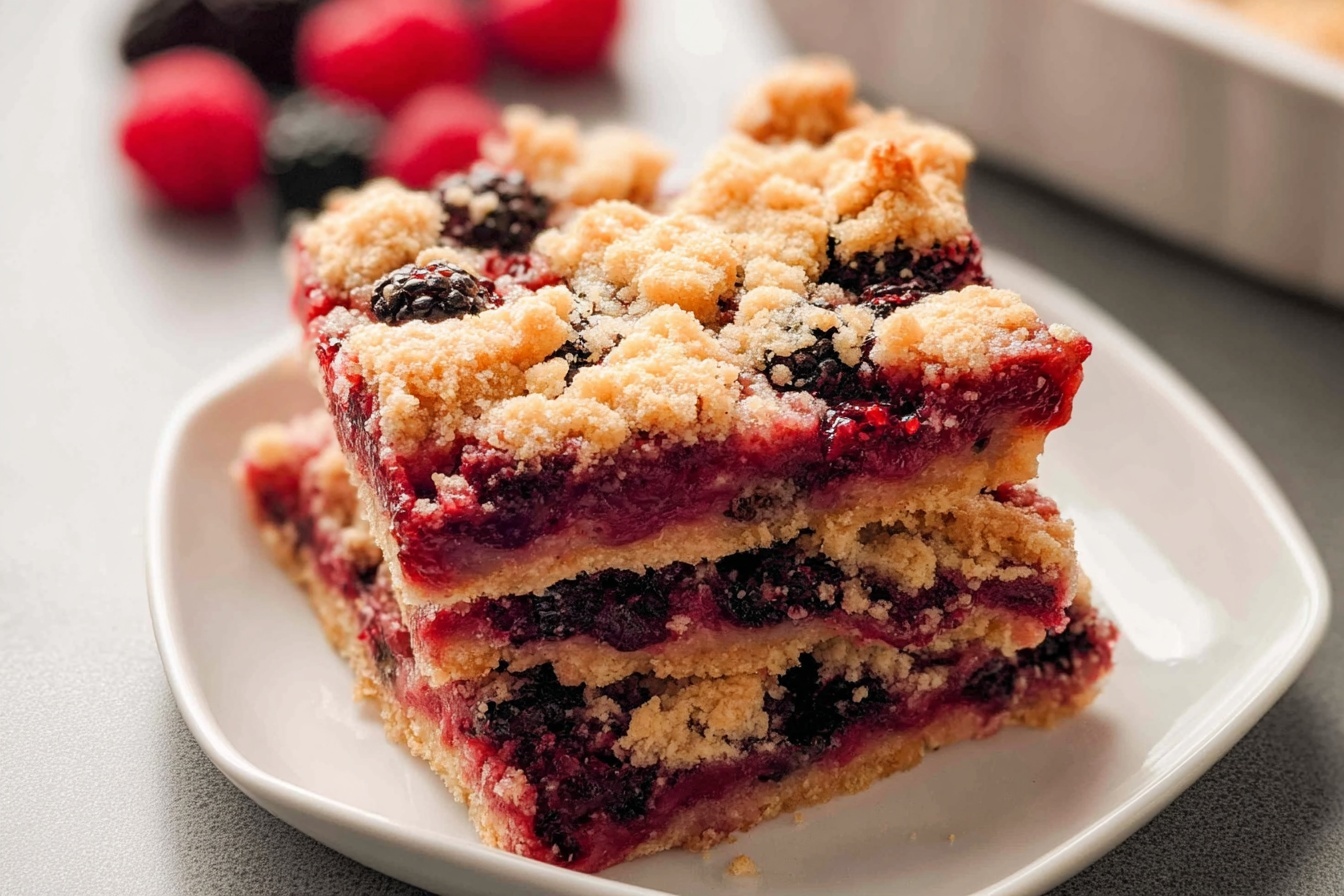 Blackberry Pie Bars